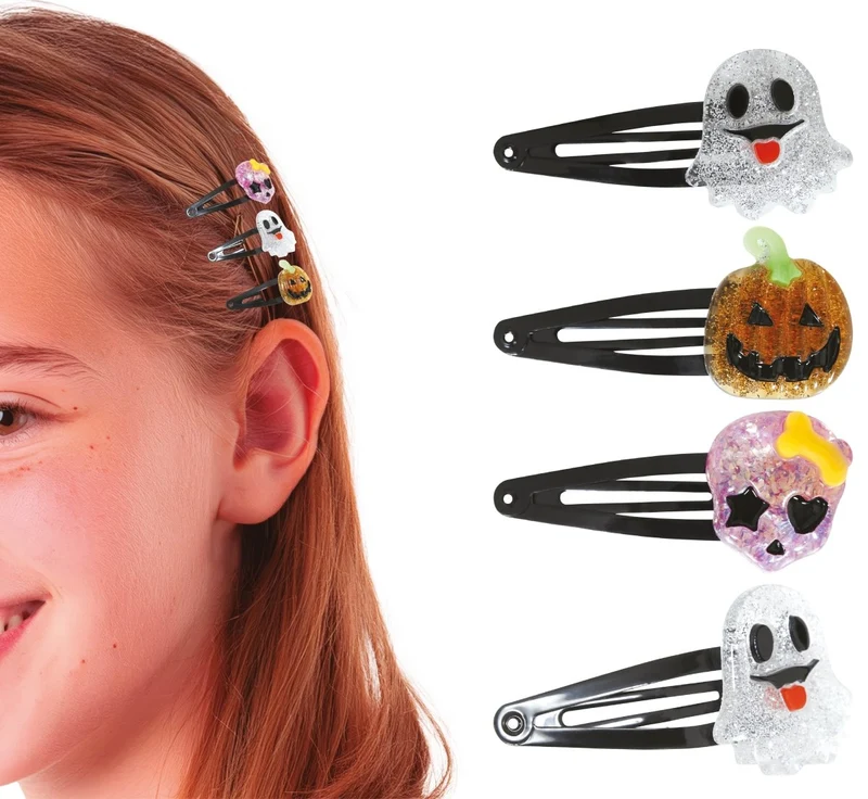Halloween Haarnadeln Metall 3tlg