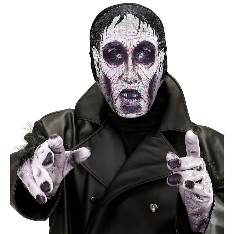 Halloween Maske Lila Zombie