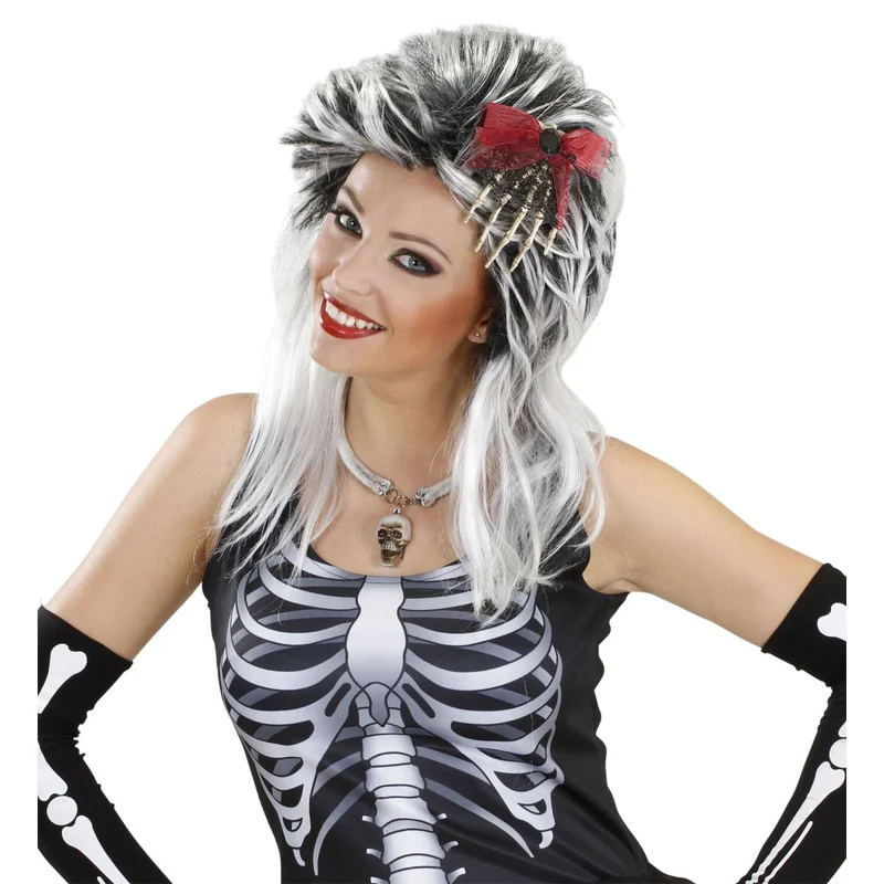 Halloween Haarspange Skelett Hand
