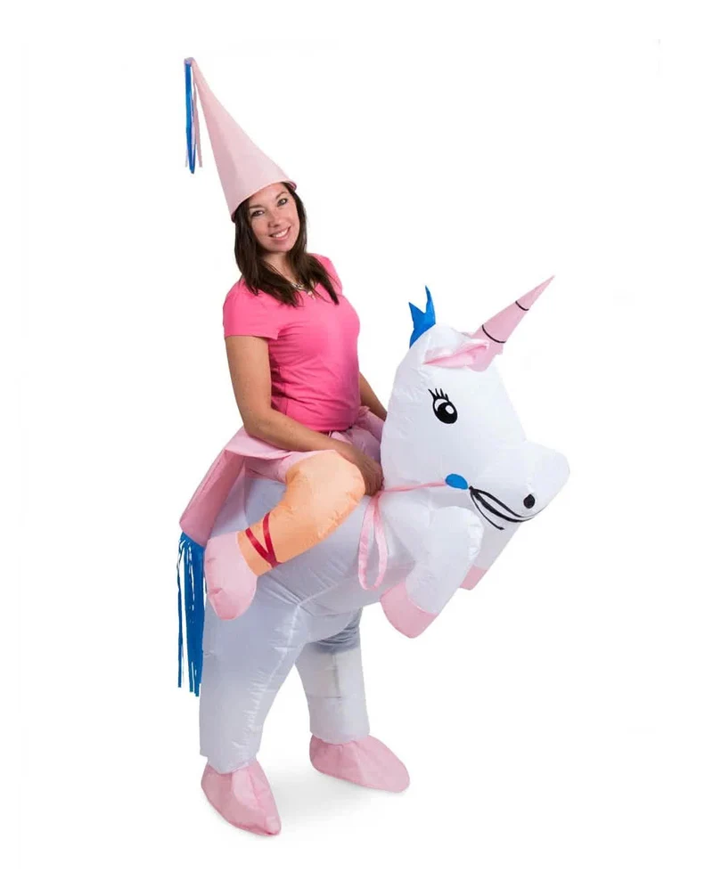 Einhorn Carry Me Kostüm aufblasbar