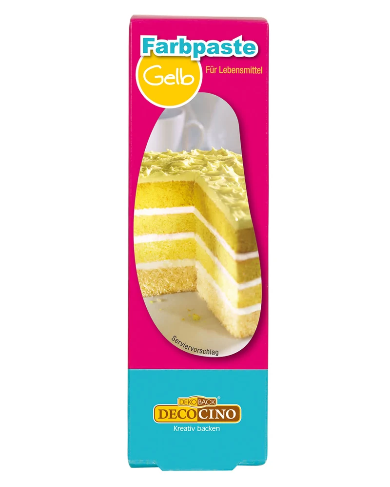 Farbpaste für Lebensmittel gelb