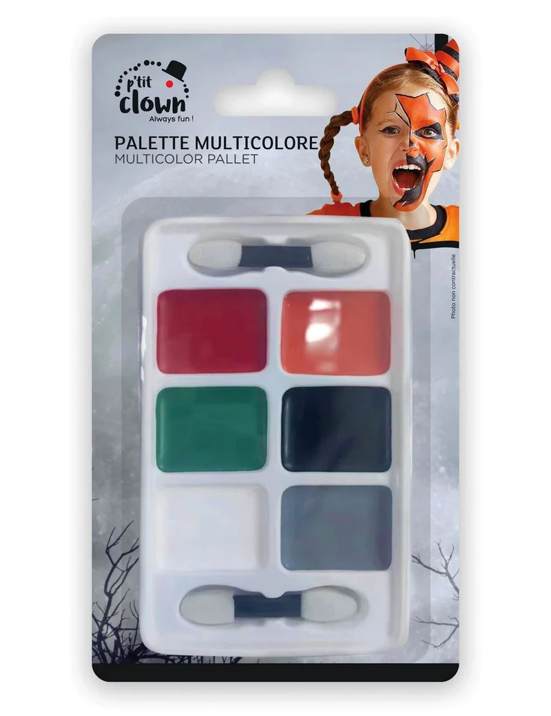 Schminkset 6 Farben Halloween