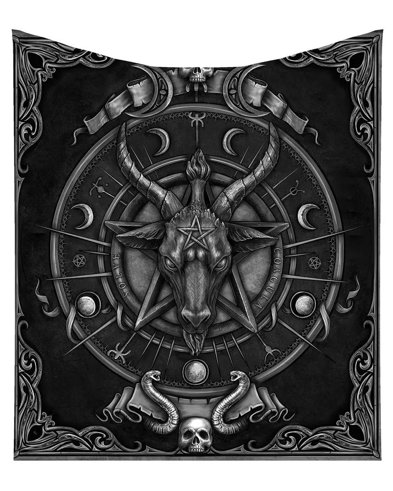 Baphomet Kuscheldecke