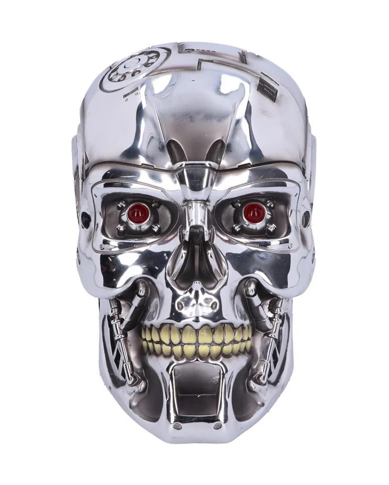 Terminator 2 T-800 Schädel Wandskulptur