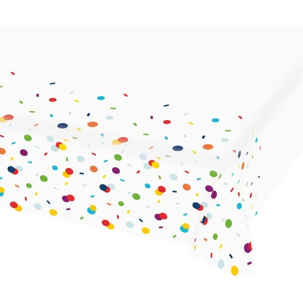 Bunte Tischdecke Dots 1.75m
