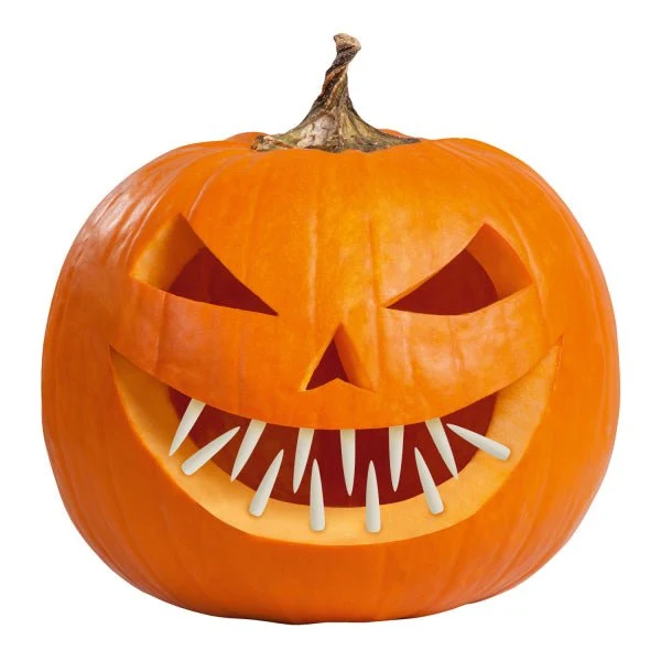 Halloween Deko Set Kürbiszähne