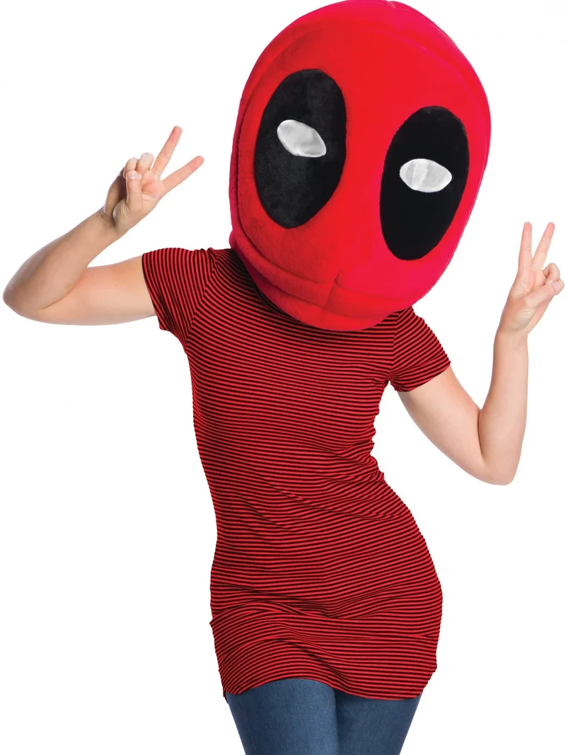 Deadpool™ Maskottchen-Maske für Erwachsene