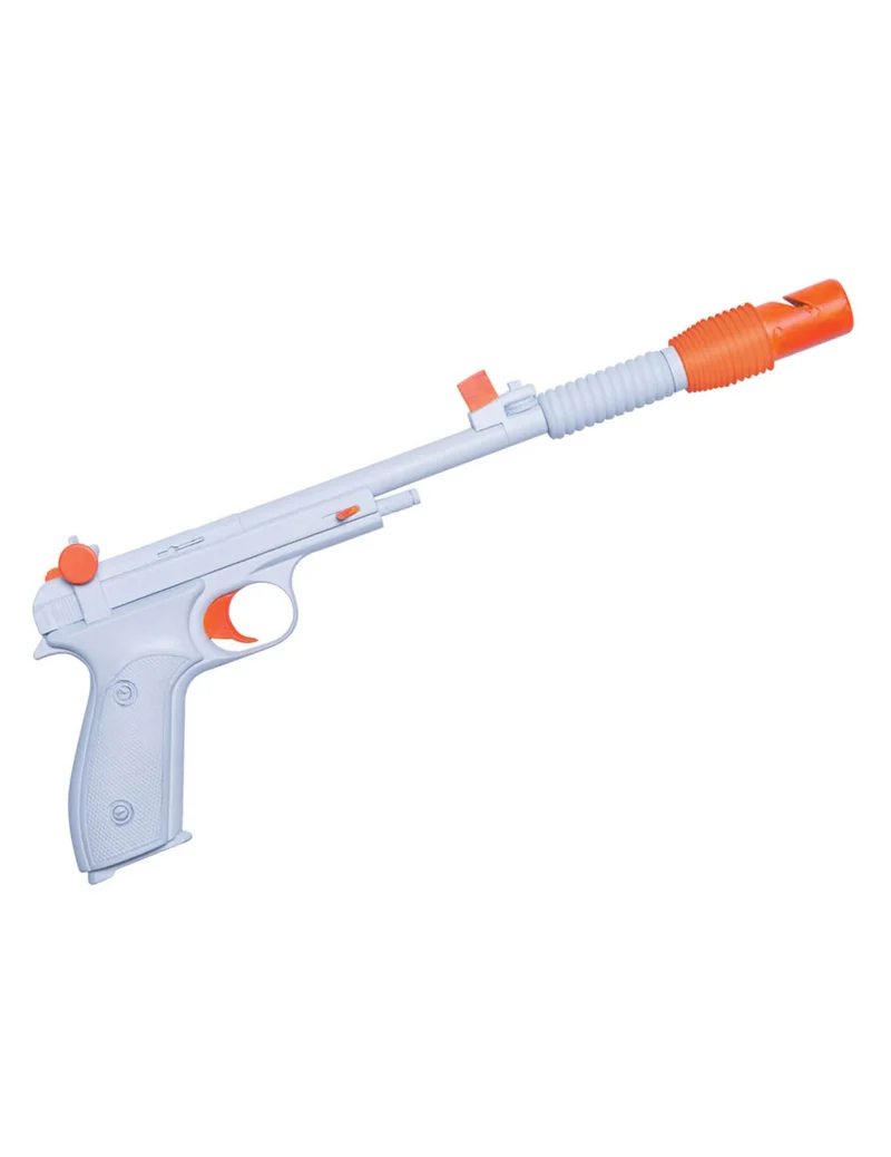 Leia™-Spielzeug Pistole Star Wars™ Kostüm-Accessoire weiss-orange 37x19,5x13cm