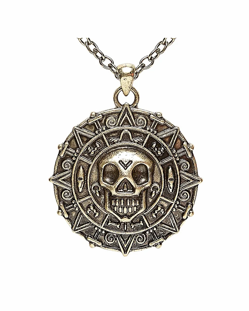 Piraten Amulett mit Halskette