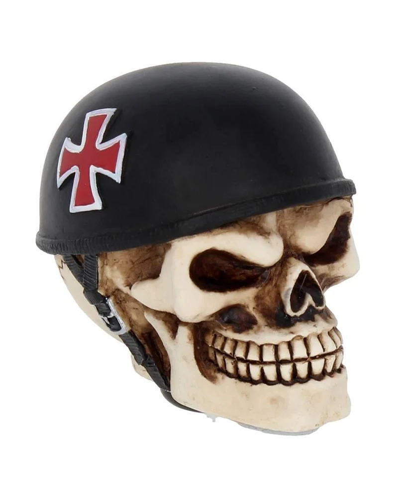 Schaltknauf Totenschädel mit Helm