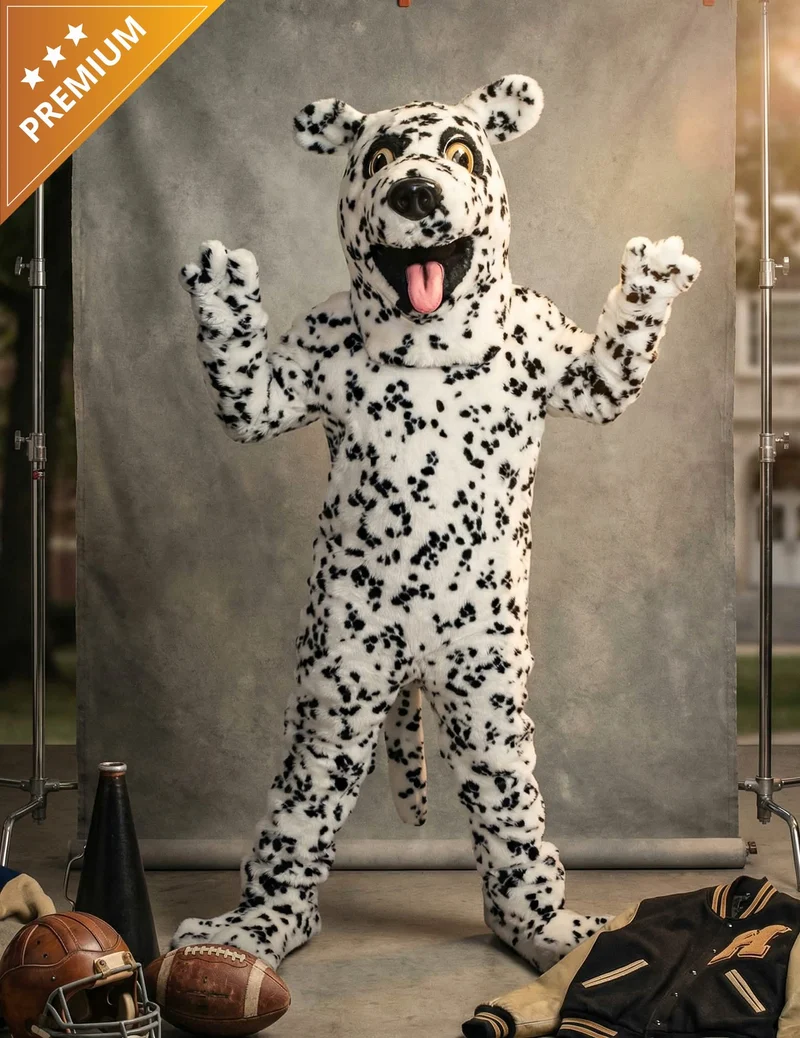Dalmatiner Maskottchen Kostüm für Erwachsene