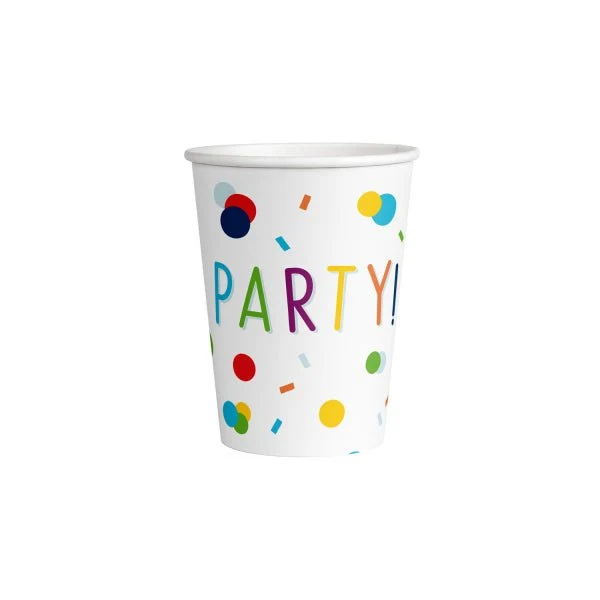 Partybecher farbig 250ml 8Stk