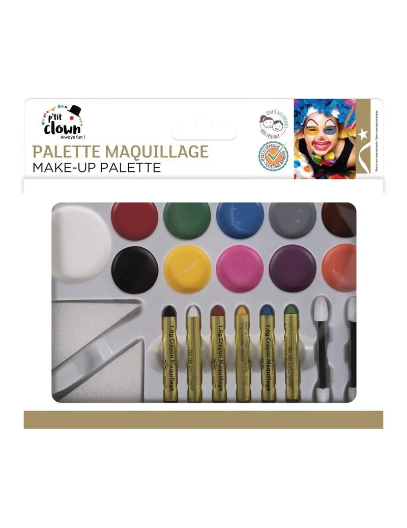 Grosse Schminkpalette mehrfarbig