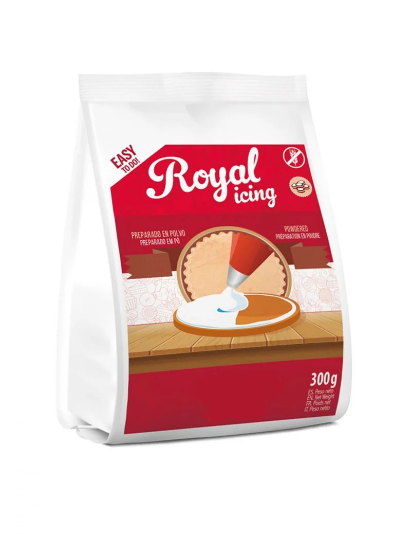 Pulvermischung weißes Royal Icing 300 g für Dekoration und Überzug