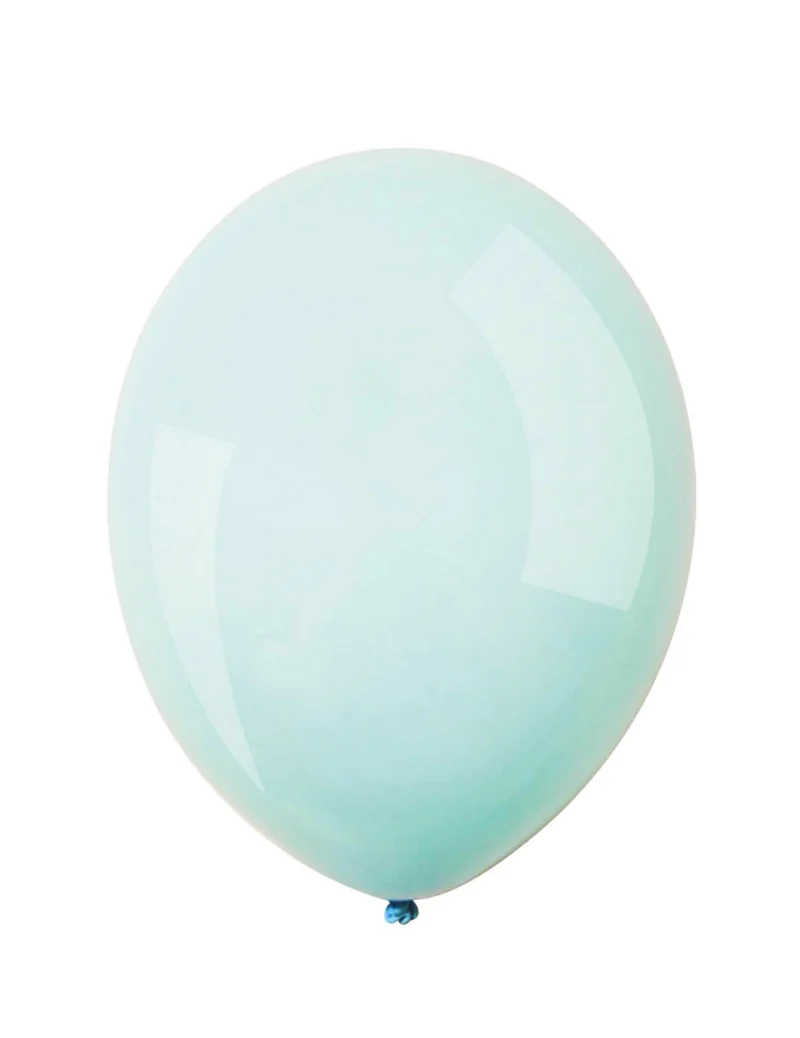 100 Mini-Latexballons Pastellblau 13 cm für Bogen und Würfel