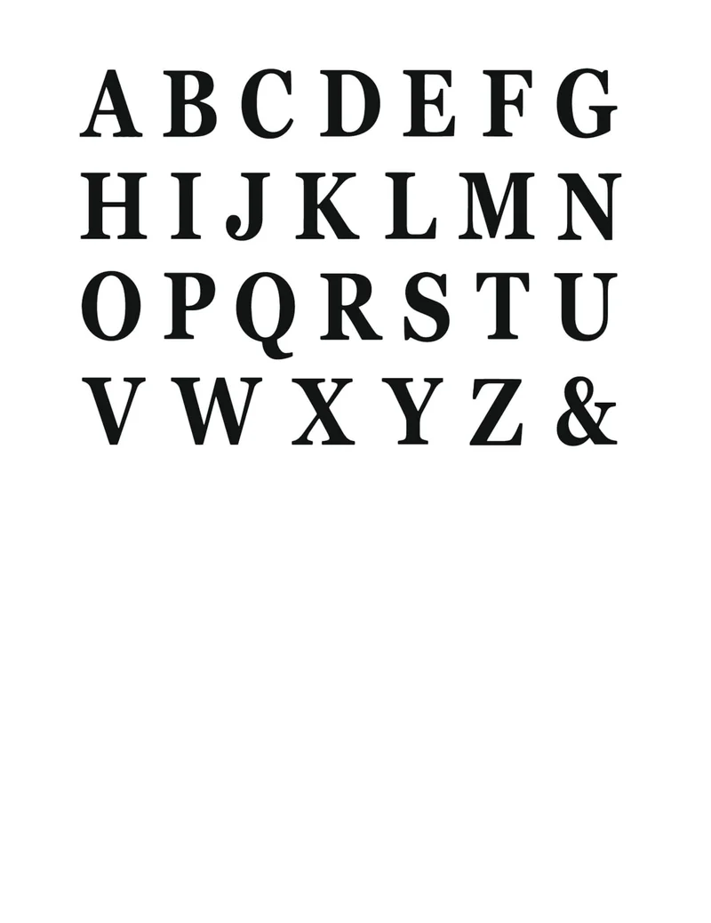 48 schwarze Klebebuchstaben 13,5 cm für Ballonkisten