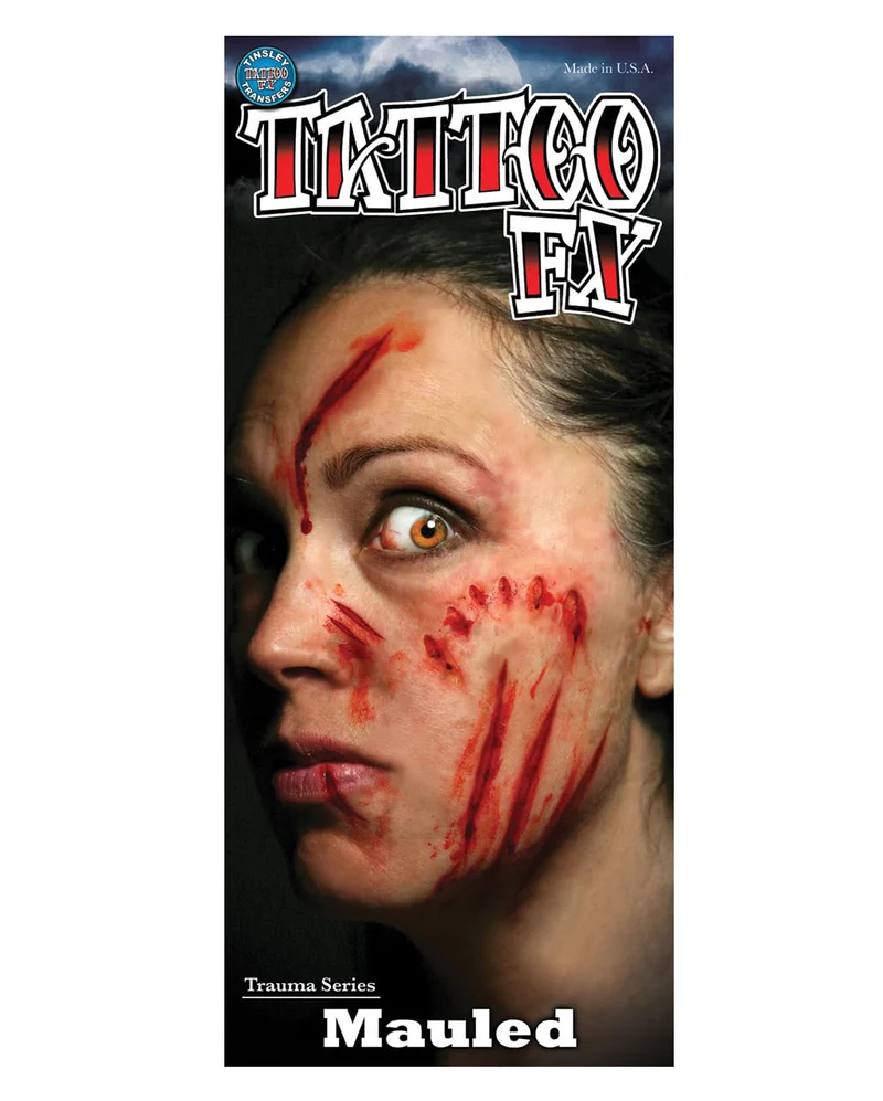 FX Kratz & Biss Wunden Tattoo