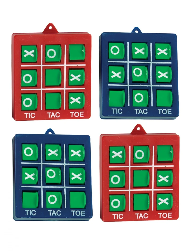 4 Tic Tac Toe Piñata-Zubehör für Geburtstag