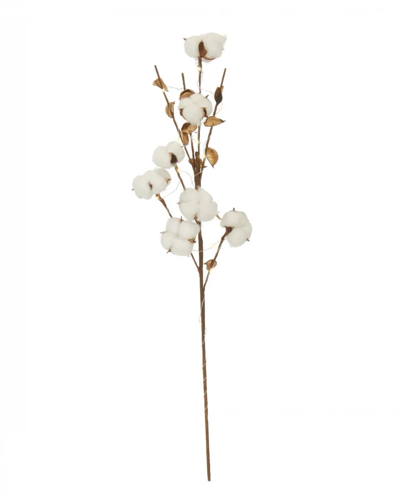 Leuchtende Baumwollzweig 75 cm 20 LED