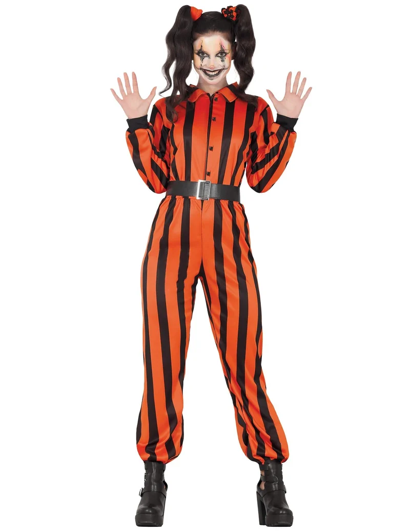 Harlekin Kostüm Gefangene Frau