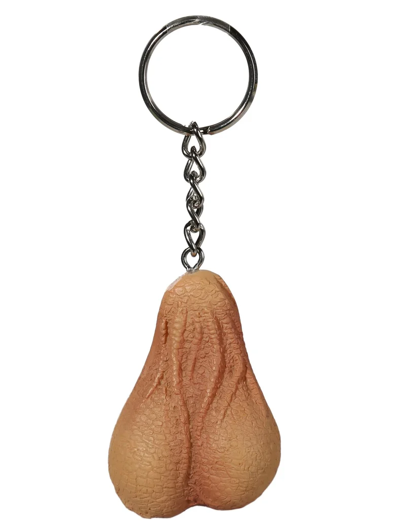 Schlüsselanhänger mit Hoden