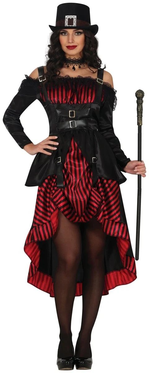 Halloween Kleid Damen Steampunk