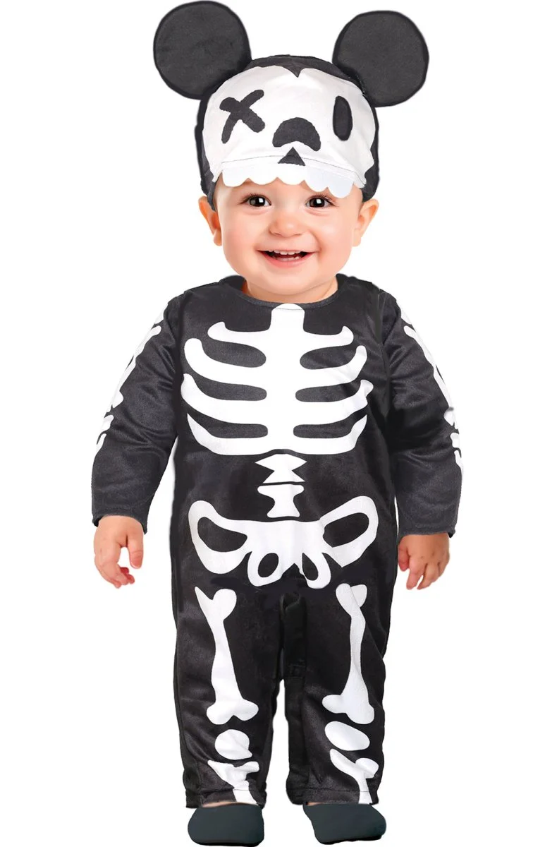 Halloween Onesie Baby MuizIG Skelett