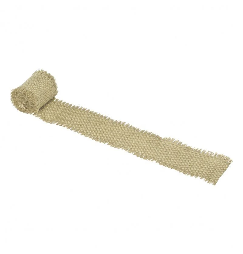 Beige Farbband Jute 10Cm 3m