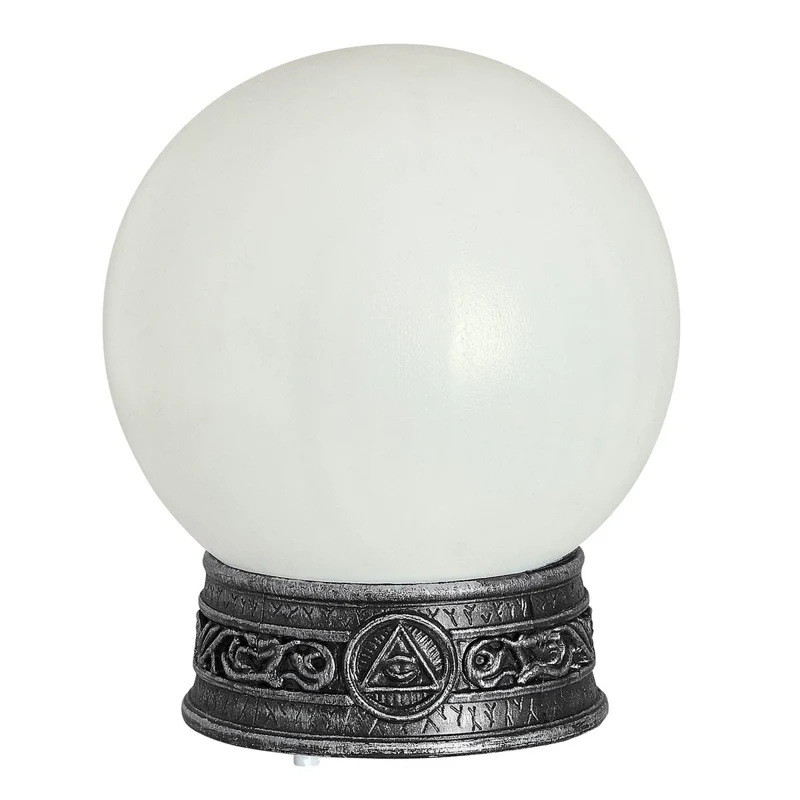 Halloween-Glaskugel mit Licht