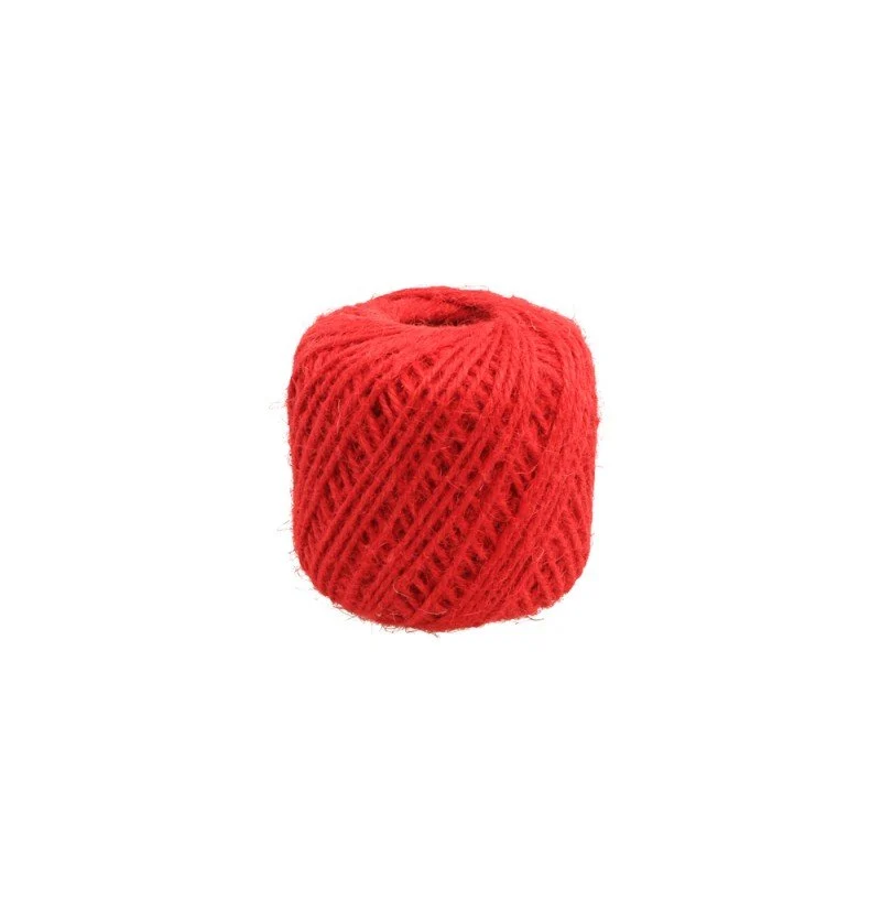 Rotes Band Jute 2Mm 30m