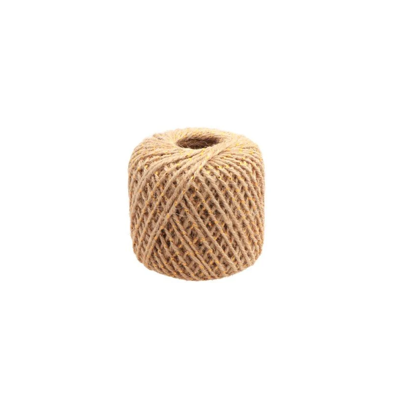 Goldenes Band Jute 2Mm 30m