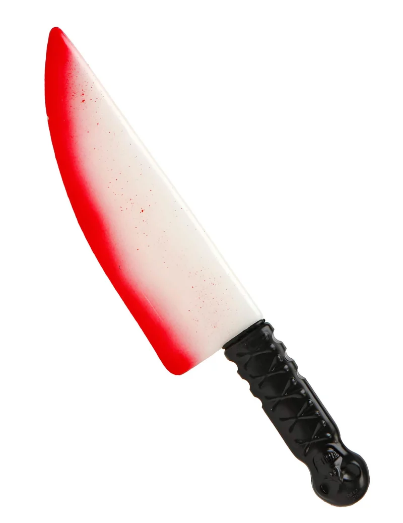 Blutiges phosphoreszierendes Messer 41 cm