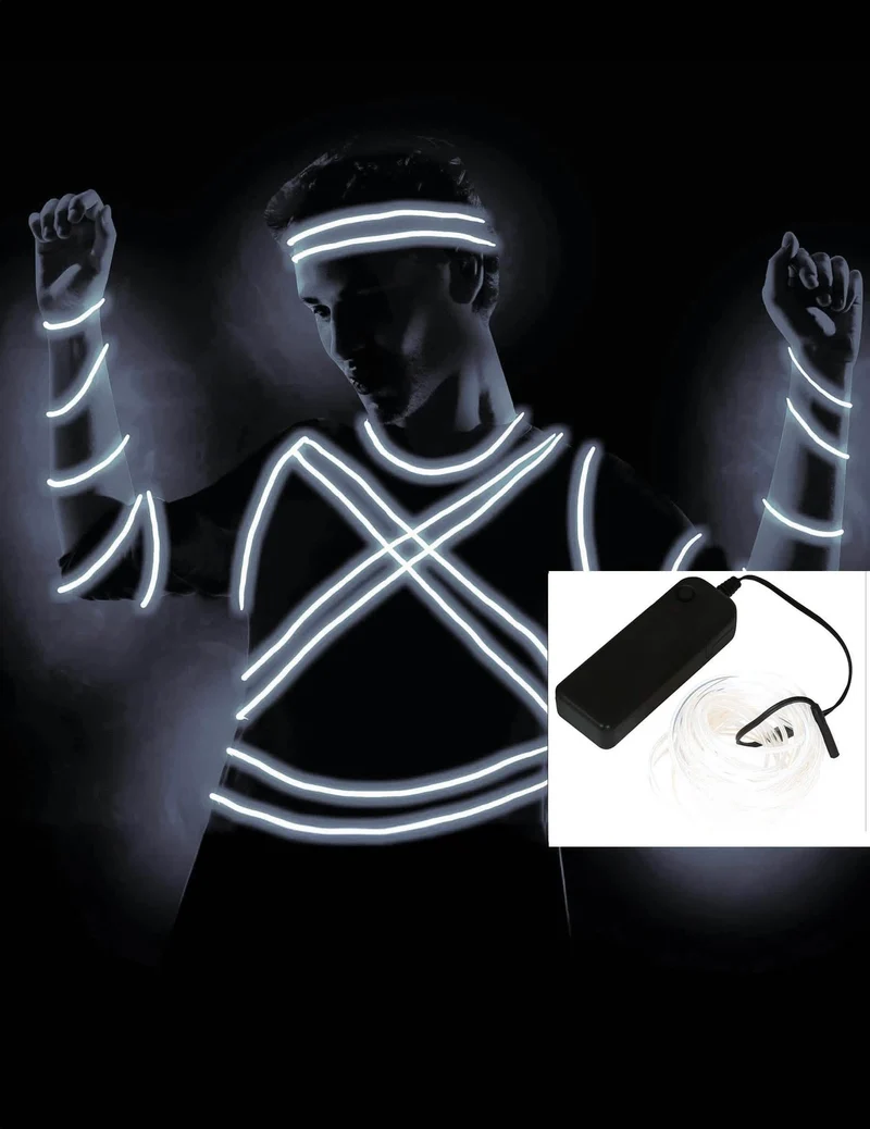 5 m weißes LED-Kabel