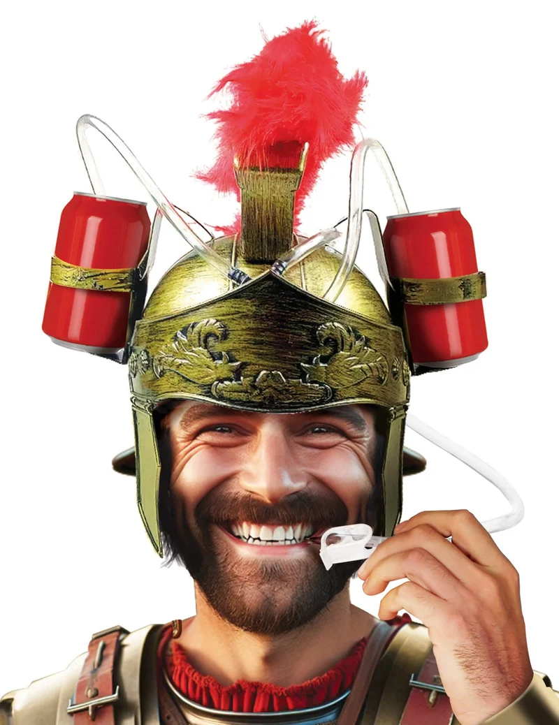 Gladiatoren-Bierhelm für Erwachsene