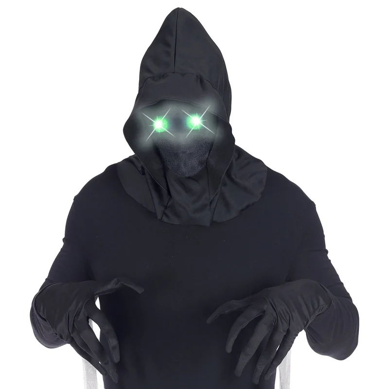 Halloween Maske mit grünem Licht
