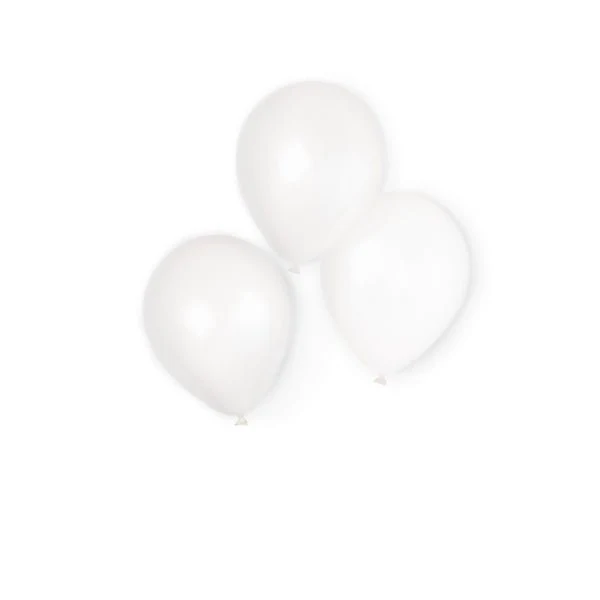 Weiße Luftballons 20,3 cm 10 Stk