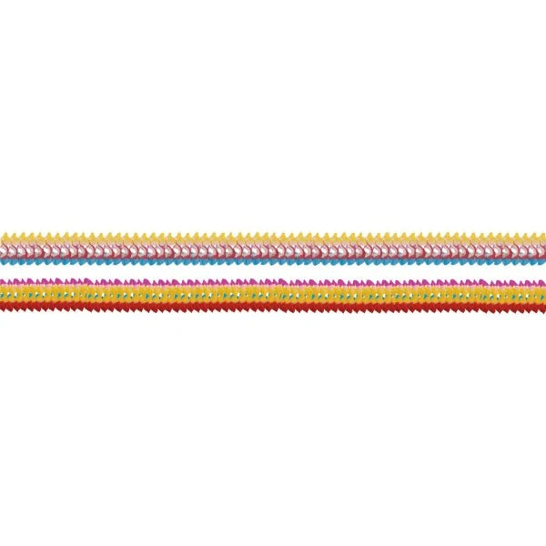Bunte Girlande Papier 2m 4Stück