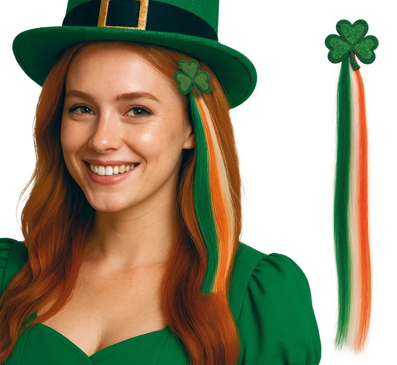 St. Patrick's Day Haarverlängerung 40cm