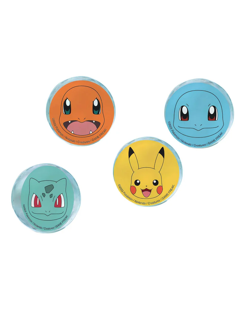 4 Pokémon™ Flummis 4 cm