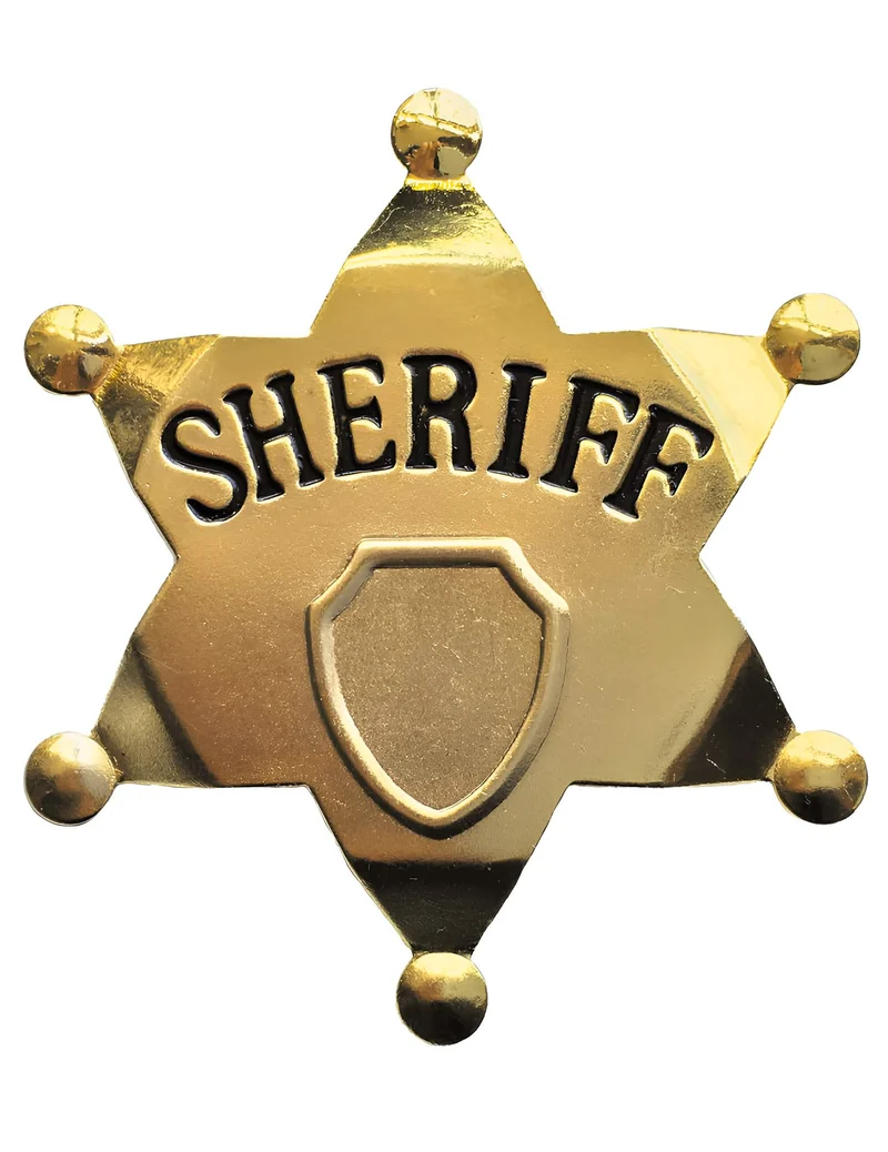 Goldener Sheriffstern