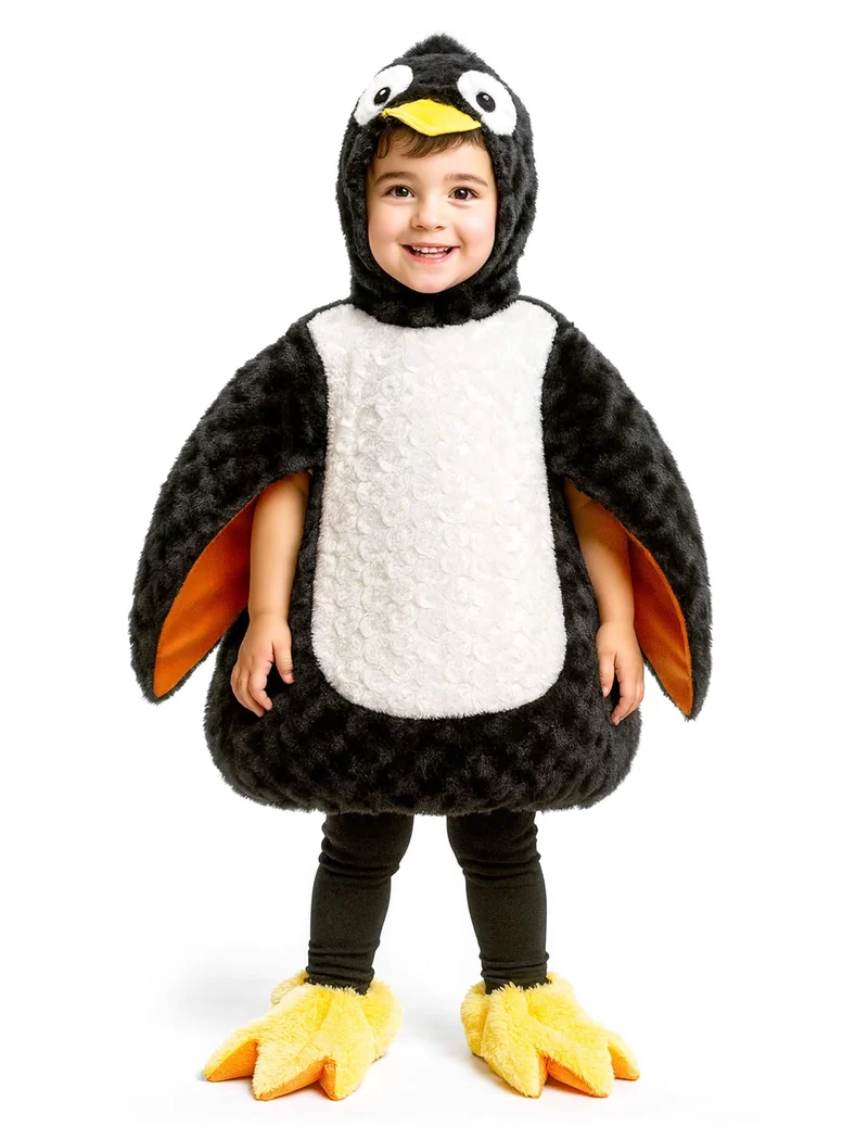 Pinguin-Plüschkostüm für Kinder