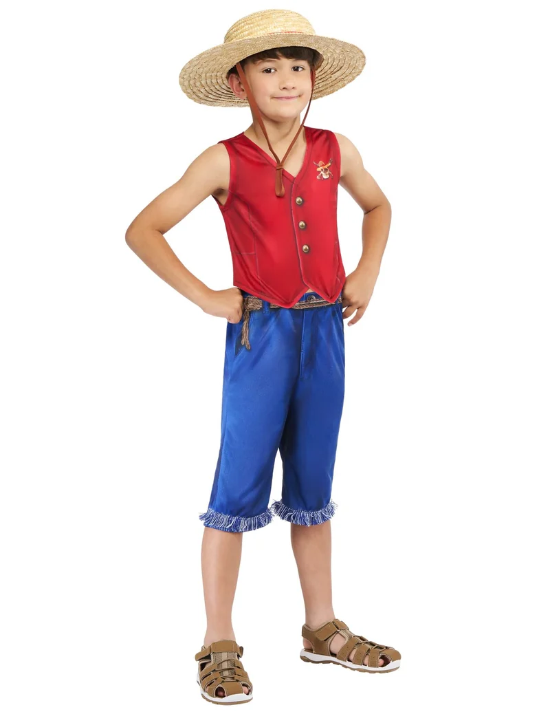 Klassisches Luffy One Piece™ Kostüm für Kinder