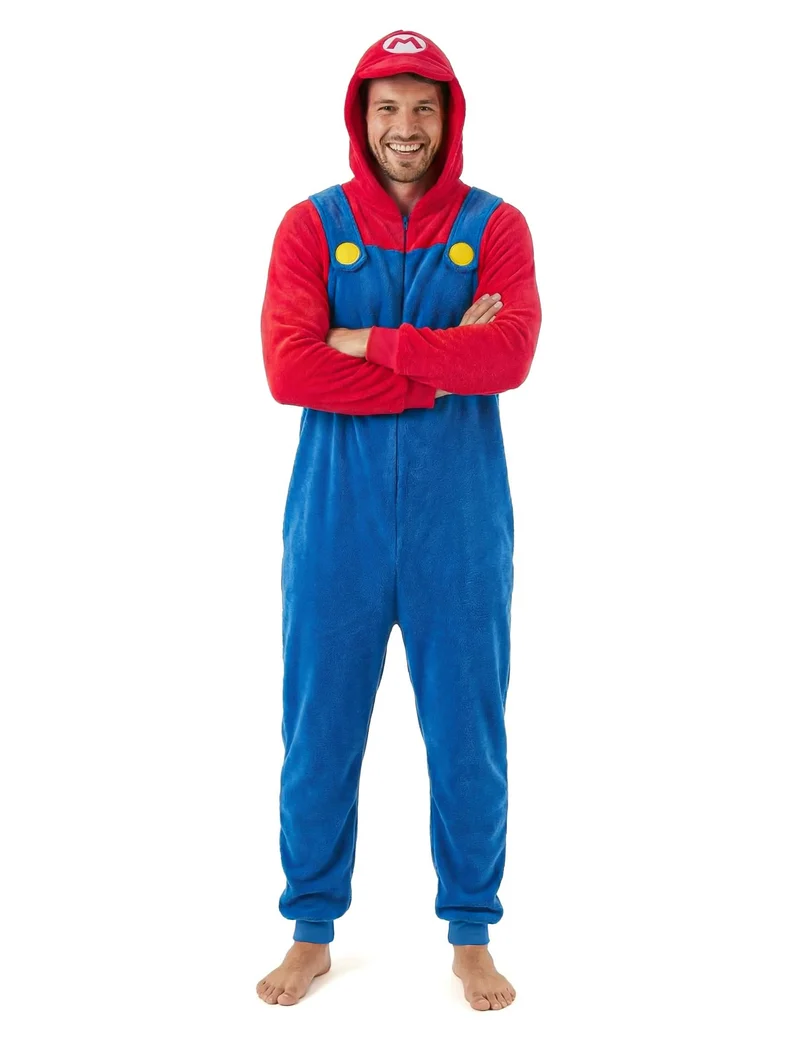 Klassischer Super Mario™-Overall für Erwachsene