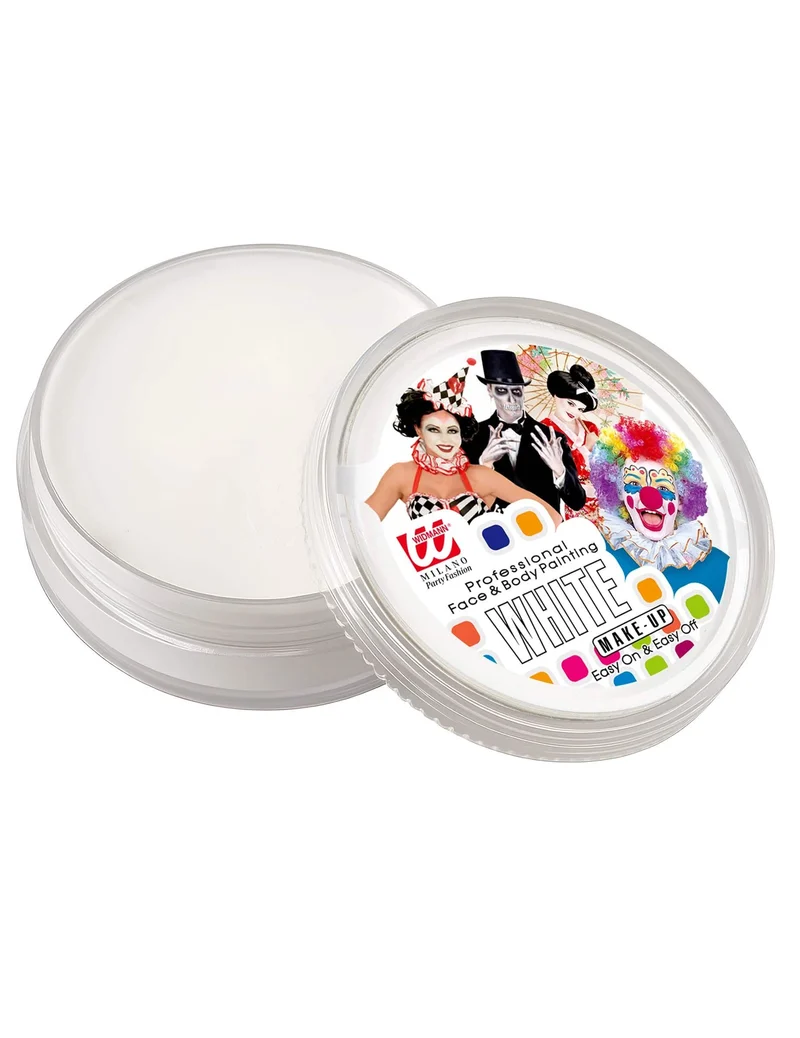 Professionelle weiße Aqua-Schminke Dose 25 g
