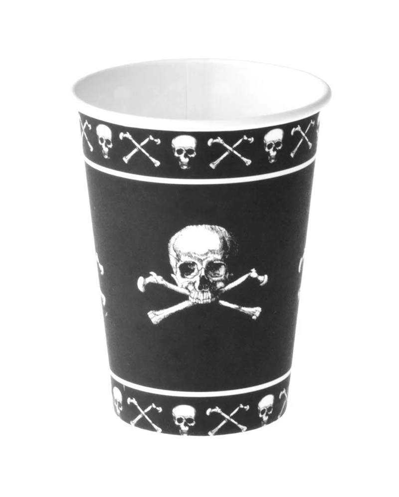 Piraten Totenschädel Becher