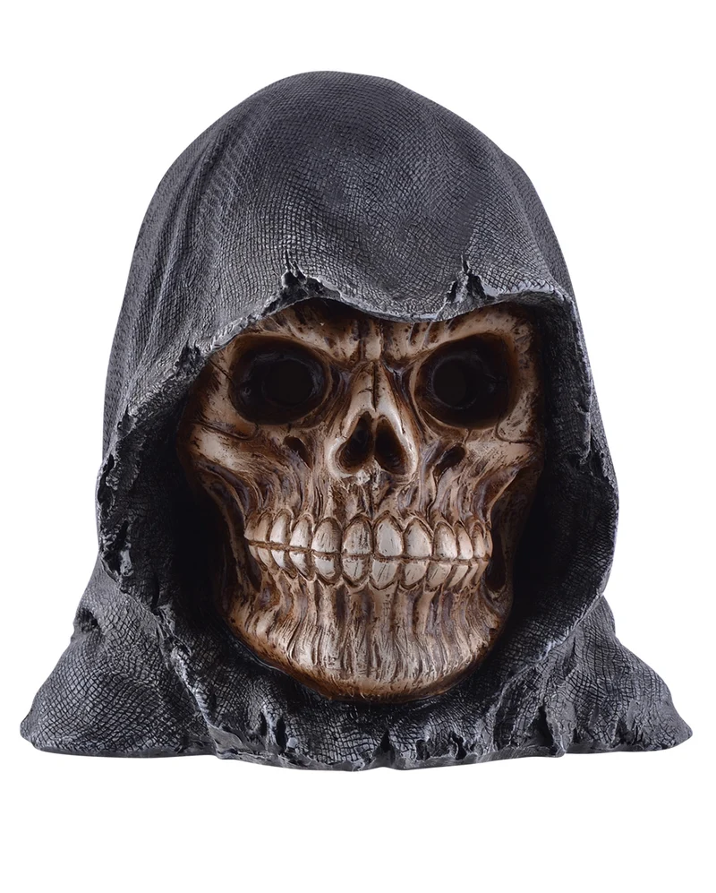 Grim Reaper Totenschädel mit leuchtenden Augen