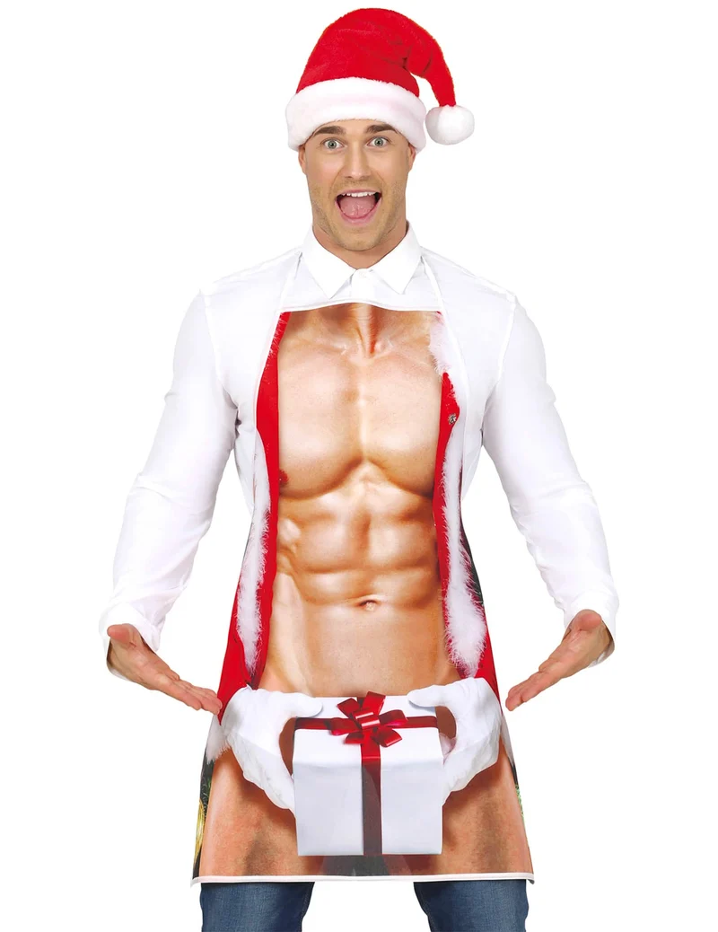 Sexy Weihnachtsmann-Schürze