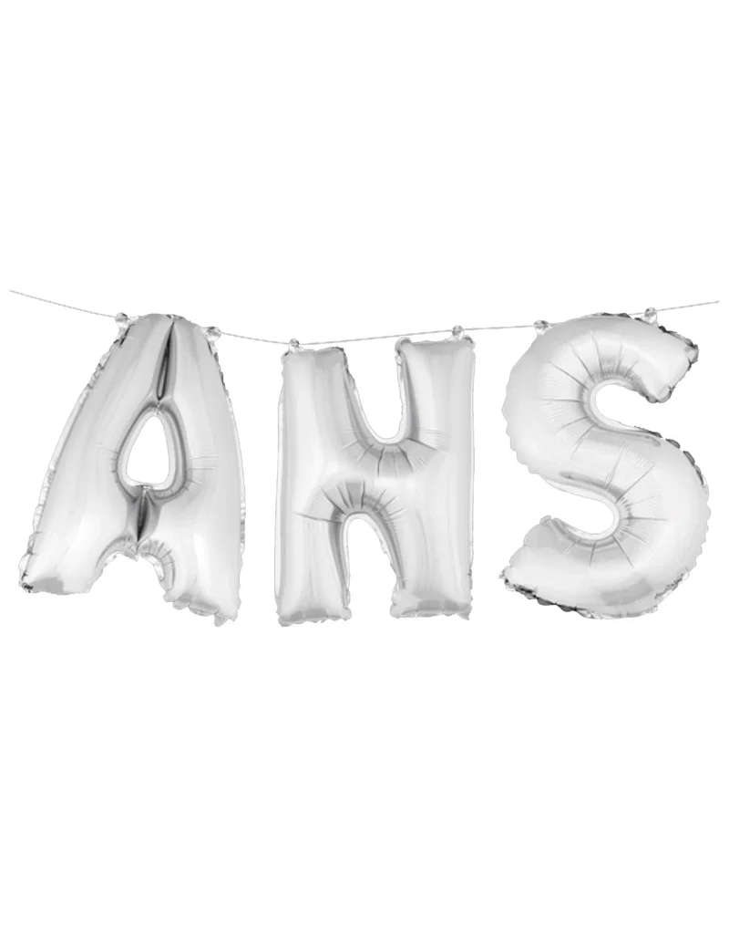 Aluminium Buchstabenballons 'Jahre' Silber 36 cm für Dekoration