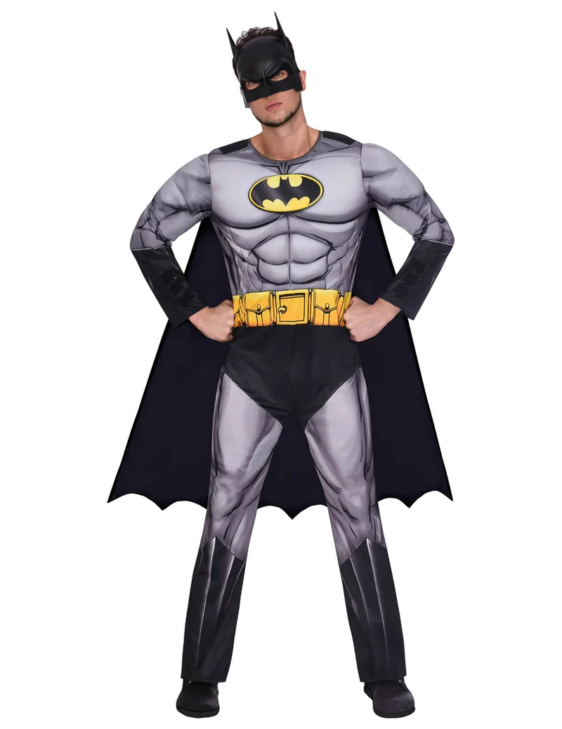 Graues Batman™ Kostüm für Erwachsene