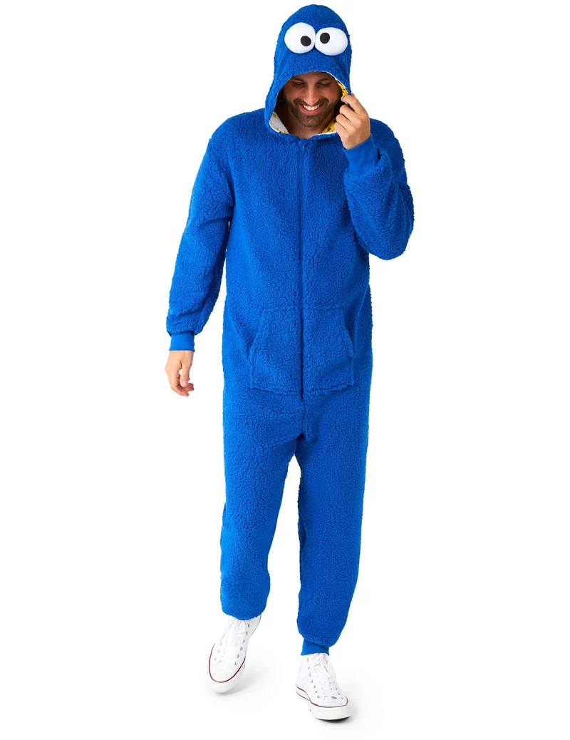 Cookie Monster Sesamstraße™ Jumpsuit für Erwachsene